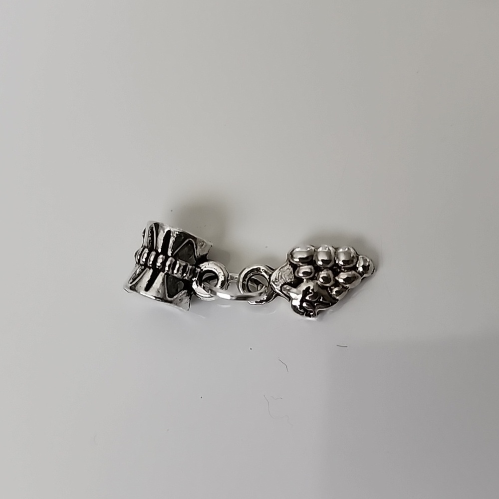 GRAPE Charm for European Style Bracelets Fits Pandora Systems